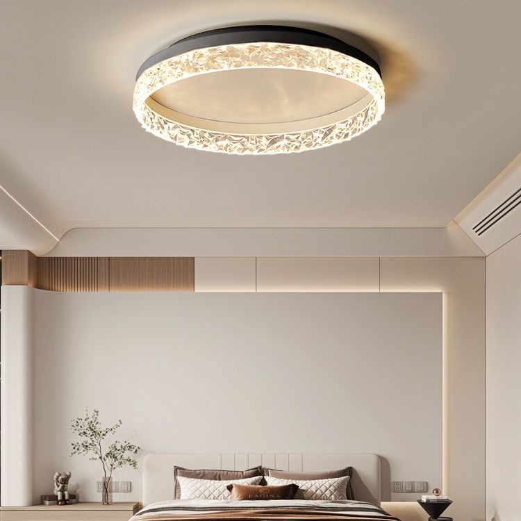 LED Ceiling Lamp Modern Simple Ceiling Mount Light with Acrylic Shade for Bedroom
