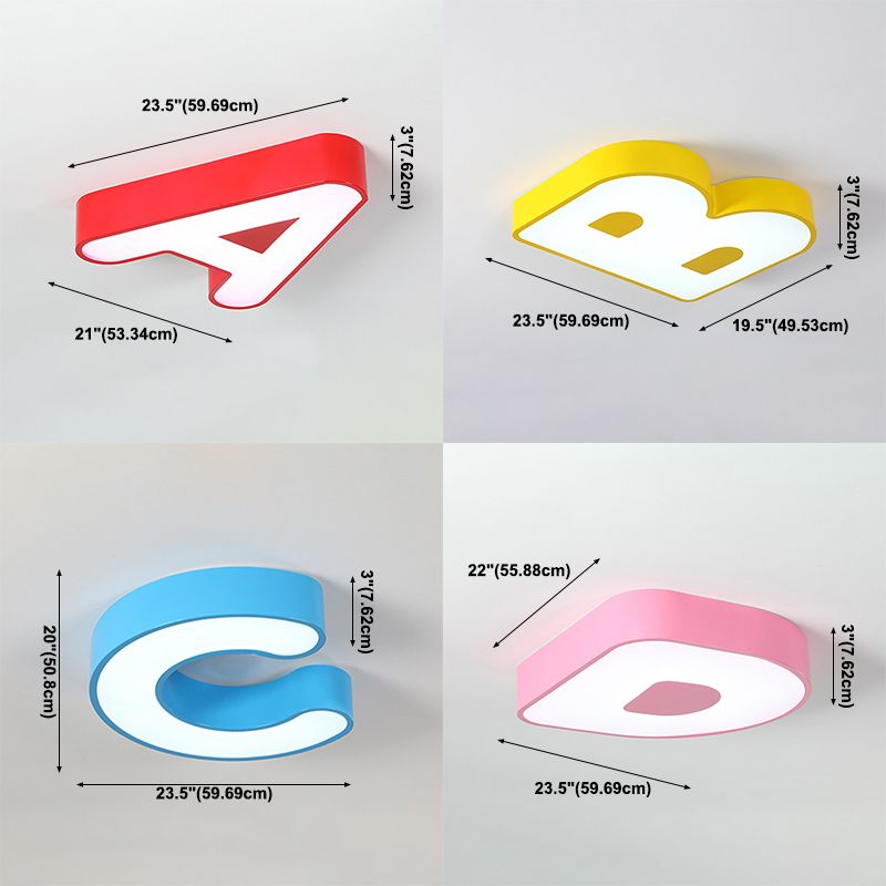 Plafoniera da incasso a forma geometrica in metallo Stile moderno Multi luci Illuminazione da incasso