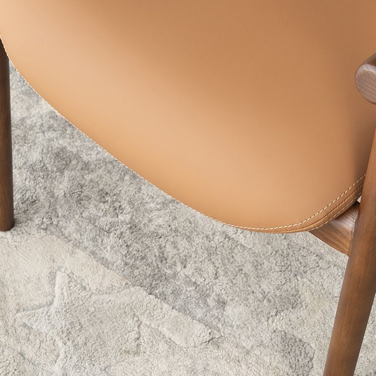 Dining Room Arm Dining Chair Home Modern Solid Wood Dining Chair
