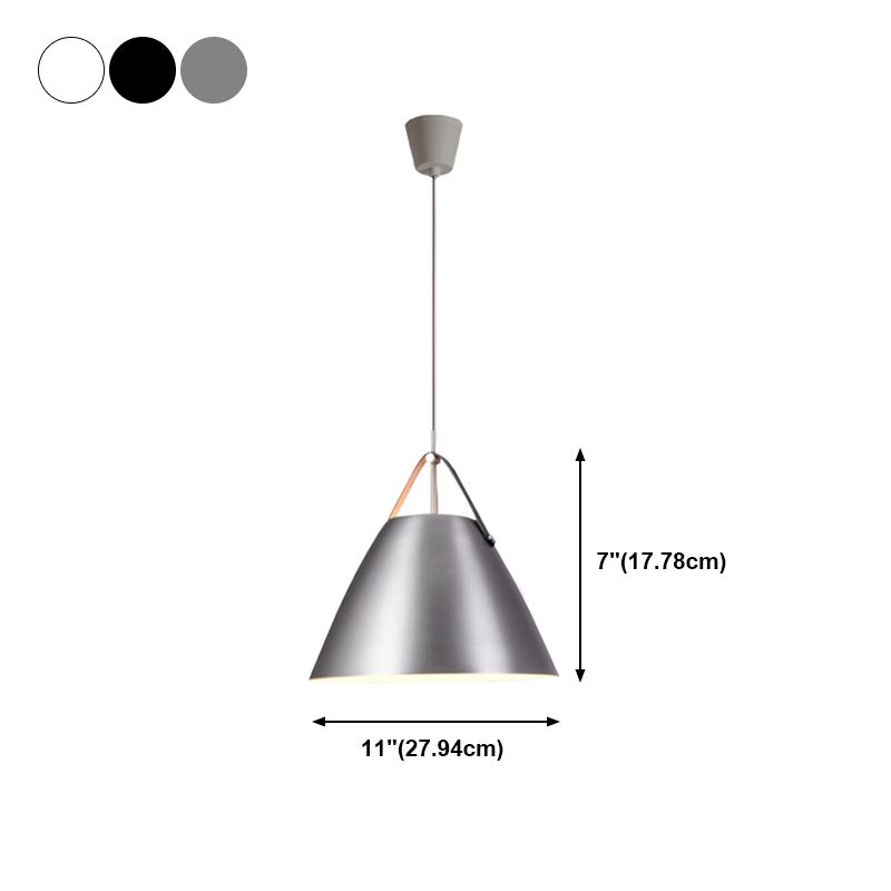 Lumière suspendue en métal