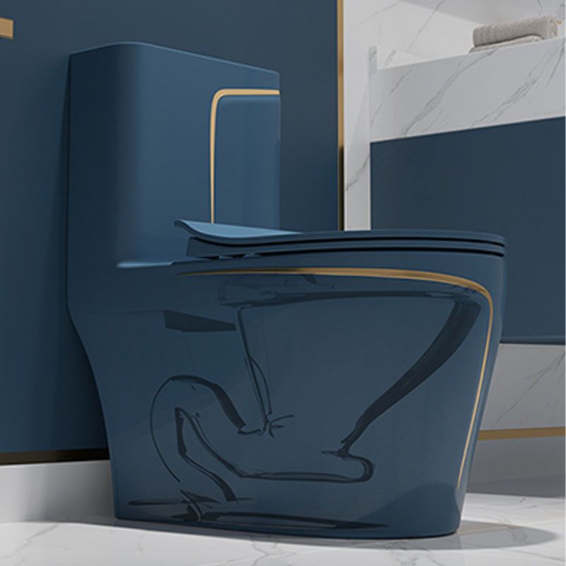 Water-saving Siphon Toilet Ceramic Elongated Dual Flush Household Toilet