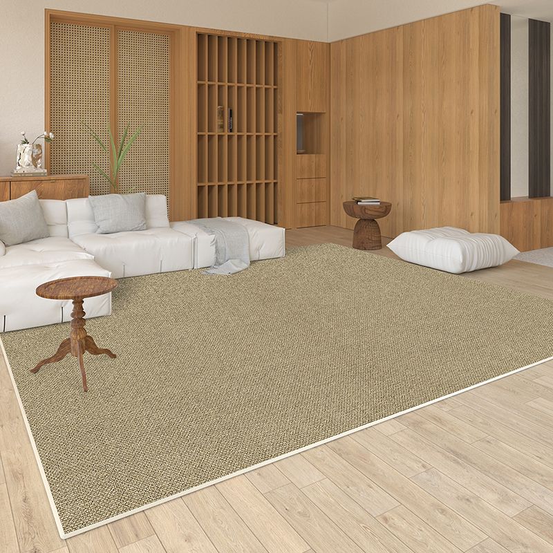 Japanese Style Solid Color Rug Indoor Rug Easy to Clean Carpet for Bedroom and Living Room