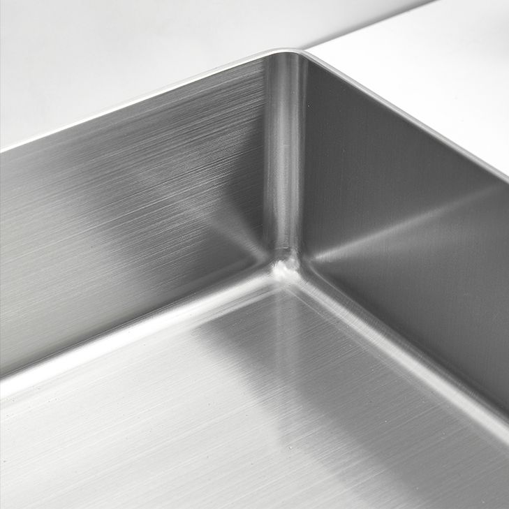 Modern Style Bathroom Sink Stainless Steel Noise-cancelling Design Bathroom Sink