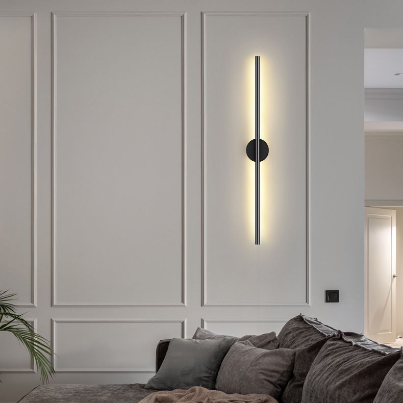 Modern Minimalist Style Linear Wall Mounted Light Fixture Acrylic Wall Light Sconces for Living Room