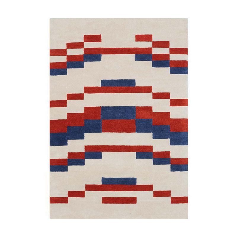 Modern Graphic Pattern Rug Polyester Indoor Carpet Stain Resistant Carpet for Home Decoration