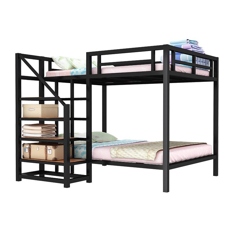 Contemporary No Theme Bunk Bed/Loft Bed in Metal with Guardrails