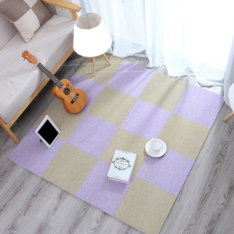 Modern Indoor Carpet Tiles Stain Resistant Interlocking Carpet Floor Tile