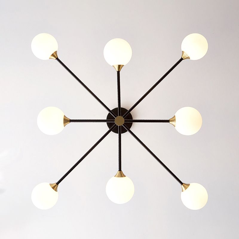 Luminaires de pendentif métallique de forme sphérique