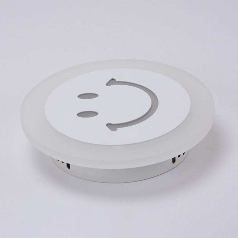 Smile Face Acrylique Mur Gasque Éclairage Simplicité LED LED BLANC MUR ÉCLAIRAGE