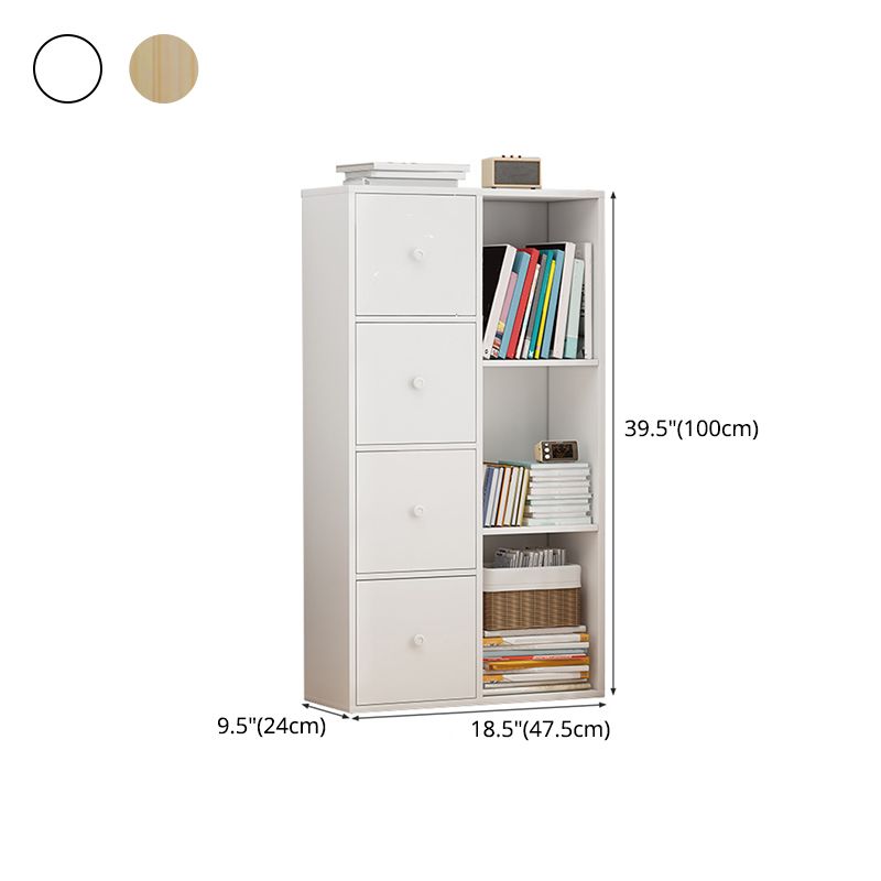 Modern & Contemporary Bookshelf Vertical Shelf Bookcase for Office