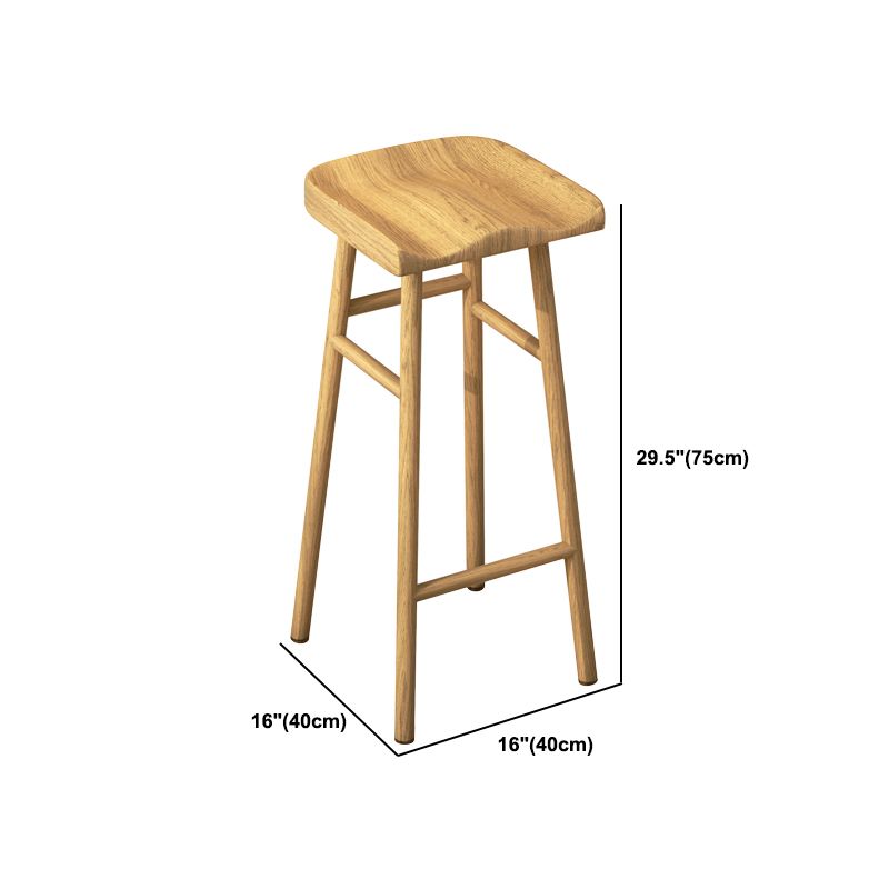 Modern 1/2/3/5 Pieces Bar Table Set Rectangle Pine Wood Counter Table with High Stools