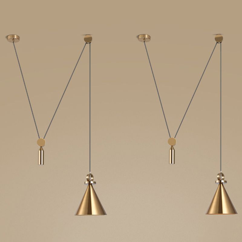 Metal Hanging Light Postmodern Style Pendant Light Cafe Shop Hanging Light