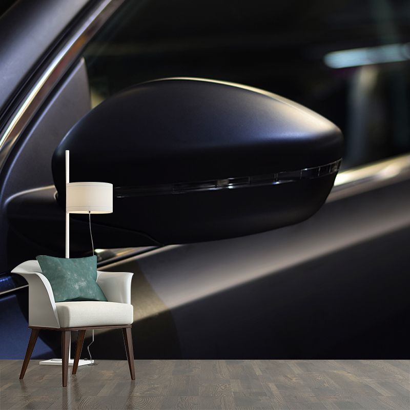 Car Mural Mildew Resistant Wall Covering for Living Room Decoration, Custom Size Available