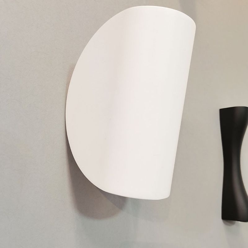 Rotatable Metal Tile Shaped LED Sconce Lamp 6.5" H Modern Style Mini Wall Mount Light