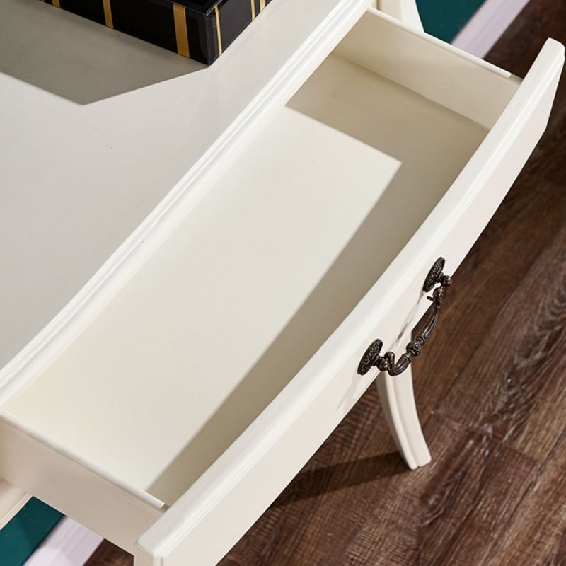 Freeform Console Table Wood Console Table with Single Drawer