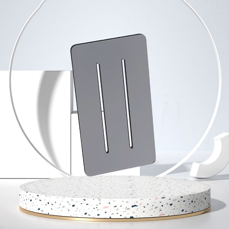 Modern Rectangle White Bathtub Acrylic Freestanding Soaking Bathtub with Drain Bath Tub