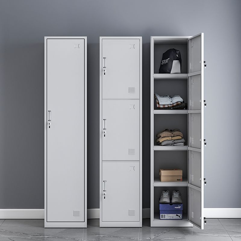 Contemporary Steel Wardrobe Armoire Hinged Wardrobe Cabinet for Bedroom