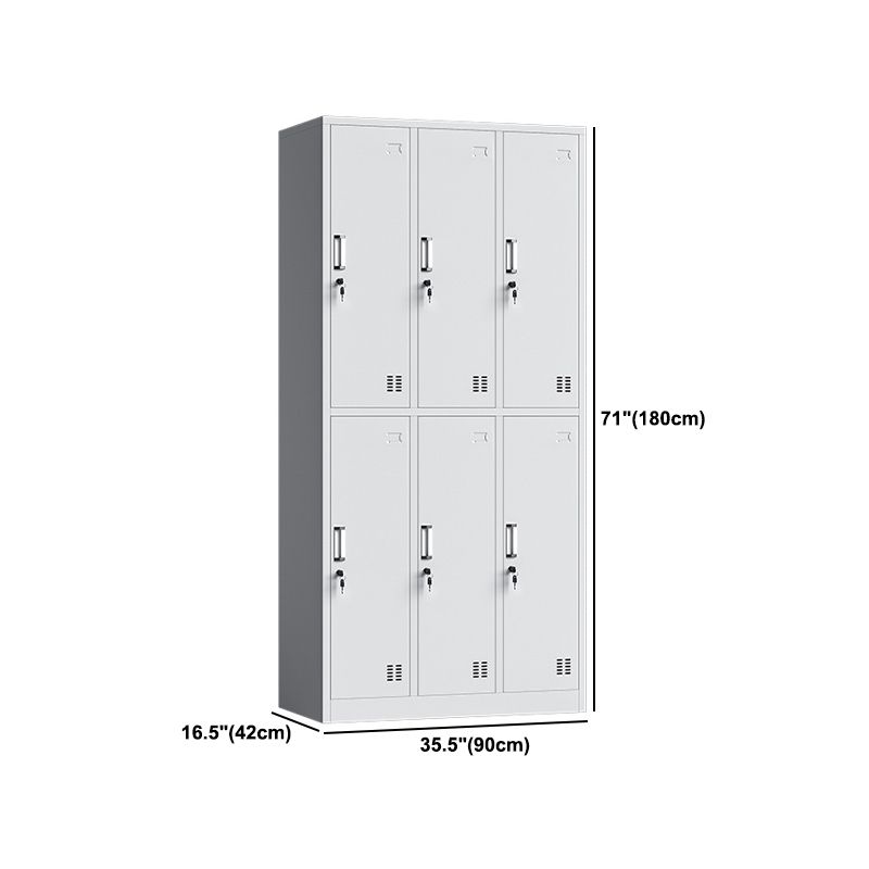 Modern Hinged Wardrobe Closet Metal Wardrobe Armoire for Bedroom