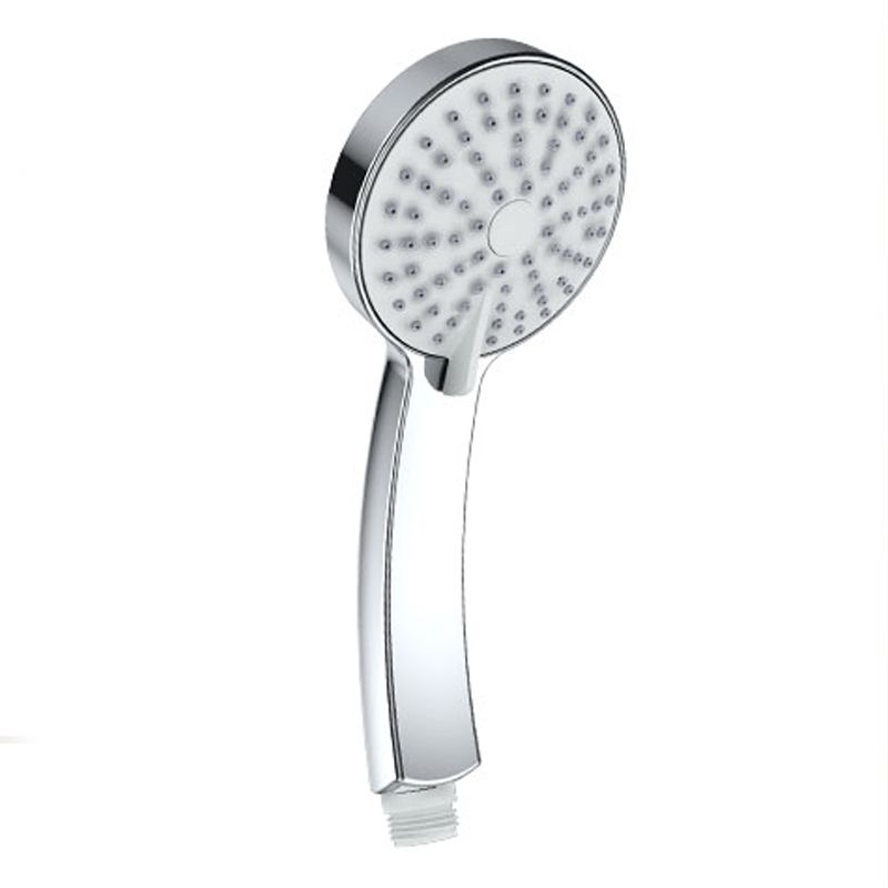 Round Self-Cleaning Hand Shower Adjustable Spray Pattern Wall-Mount Hand Shower