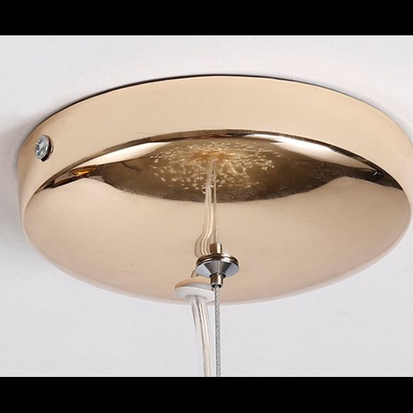 Paardebloem gevormd metallic hangend licht Moderne Minimalistische stijl Restaurant Pendant plafondlamp met 47 "verstelbare hangdraad