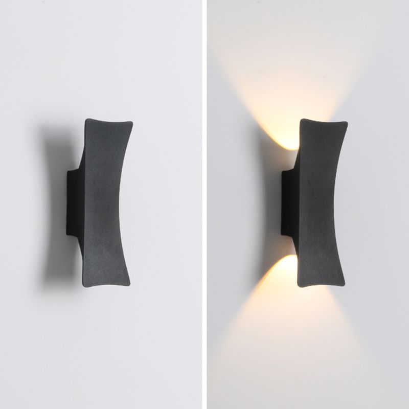 Modern Minimalist Style Up and Down LED Wall Sconce Metal Wall Mounted Lamps for Doorway