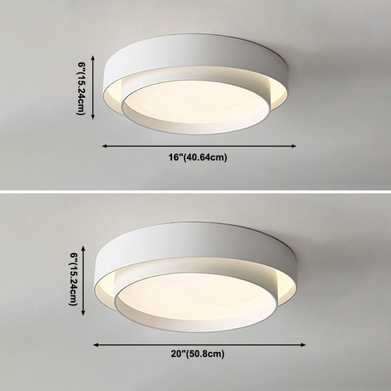 Lámpara de techo moderna de montaje empotrado con arte en hierro y pantalla acrílica para sala de estar