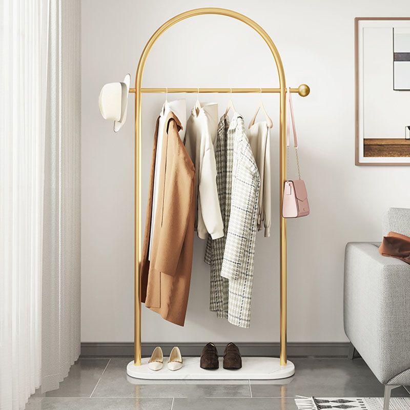 Gorgeous Metal Coat Rack Marble Bottom Coat Rack With Storage