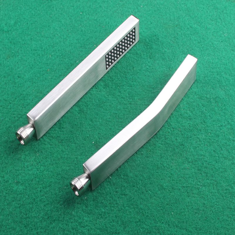 Simple Rectangle Shower Head 304 Stainless Steel Handheld Shower Head