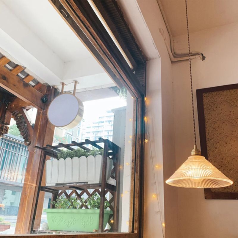 1 nuance de cône lumineux suspension de la lumière suspendue de style moderne pour le salon
