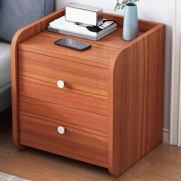 Contemporary Night Table Storage Accent Table Nightstand with 2/3 Drawers for Bedroom