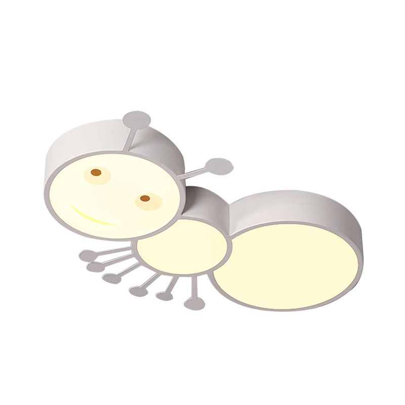 Ant Babykamer LED Plafondlamp Ijzer Cartoon LED Inbouw Inbouwverlichting in wit/roze/blauw