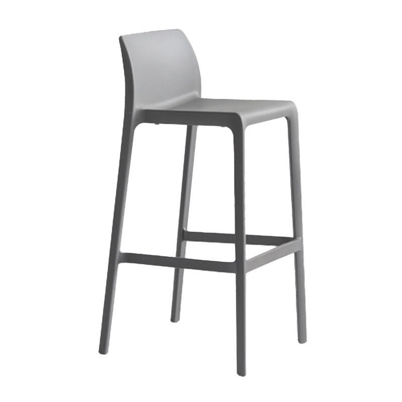 Modern Bar-stool Plastic Counter Bar Stool with Plastic Legs for Restaurant