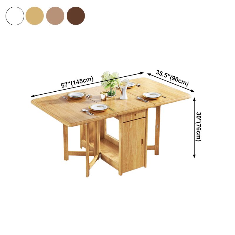 Midcentury Style Dining Room Table Solid Wood Dining Table (table only)