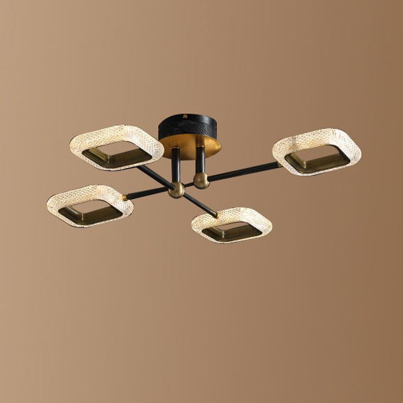 Modern Ceiling Lamp Minimalist LED Flush Mount Light Fixture for Bedroom