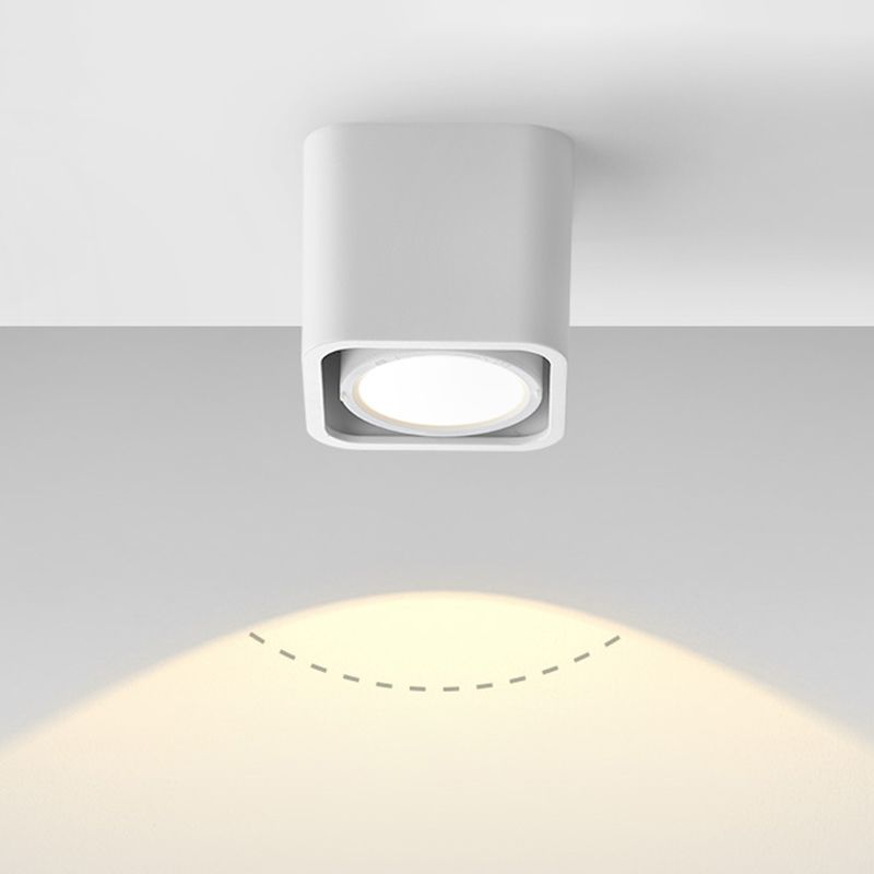 Modern Simple Style Aluminum Ceiling Light Metal Shade Geometry Ceiling Lamp for Bedroom