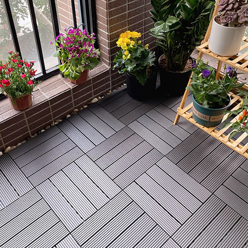 Anti-corrosion Wood Flooring Modern Style Square Outdoor Wood Flooring