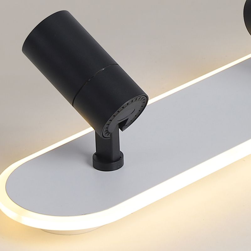 Luminaire de plafond en métal, luminaire de montage au plafond à LED de Style moderne