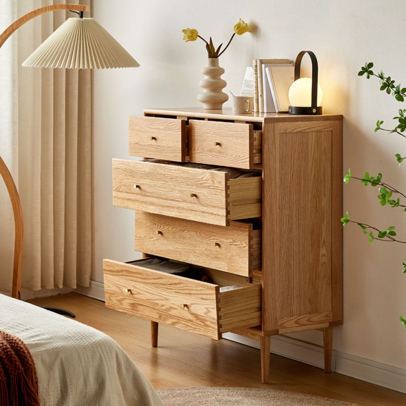 Contemporary Vertical Dresser Wood Storage Bachelor Chest for Home