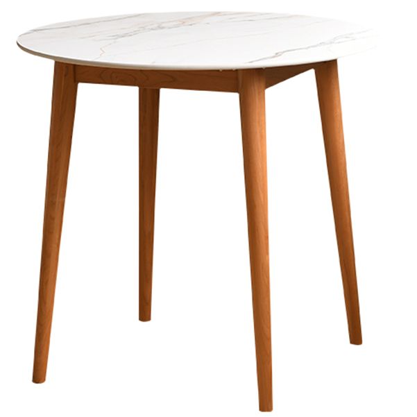 Modern 1/2/3/5 Pieces Dining Set Round Stone Dining Table for Dining Room