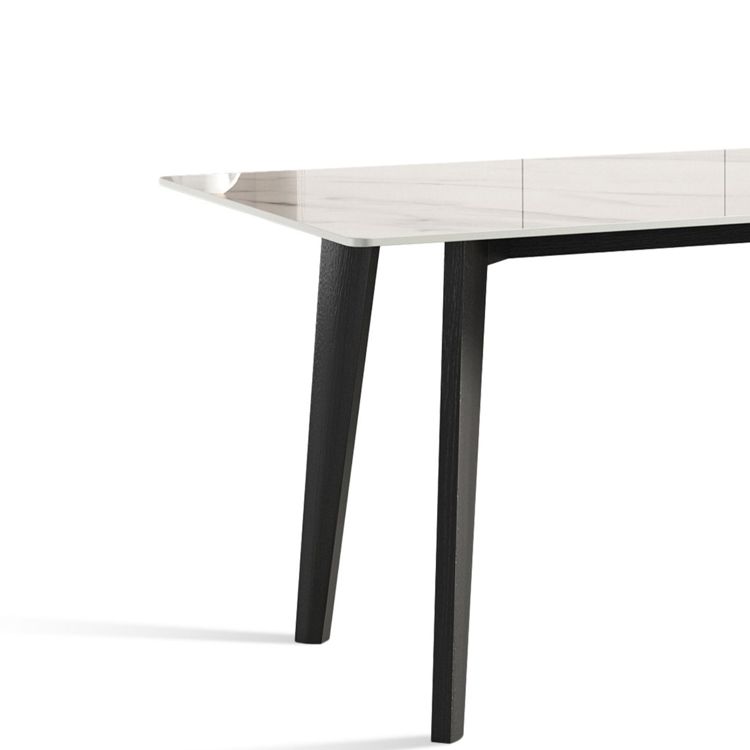 Contemporary Style Sintered Stone Dining Table Set 1/4/5/7 Pieces Dining Set for Home