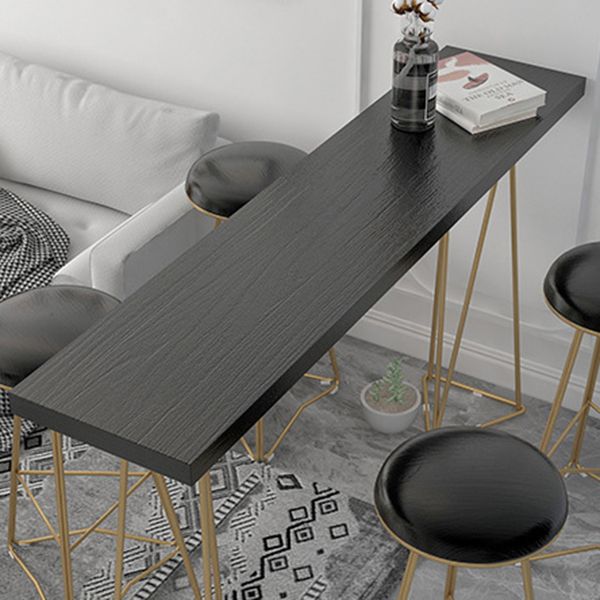 Traditional Luxury Dining Table Solid Wood Bar Table Rectangle Bar Table