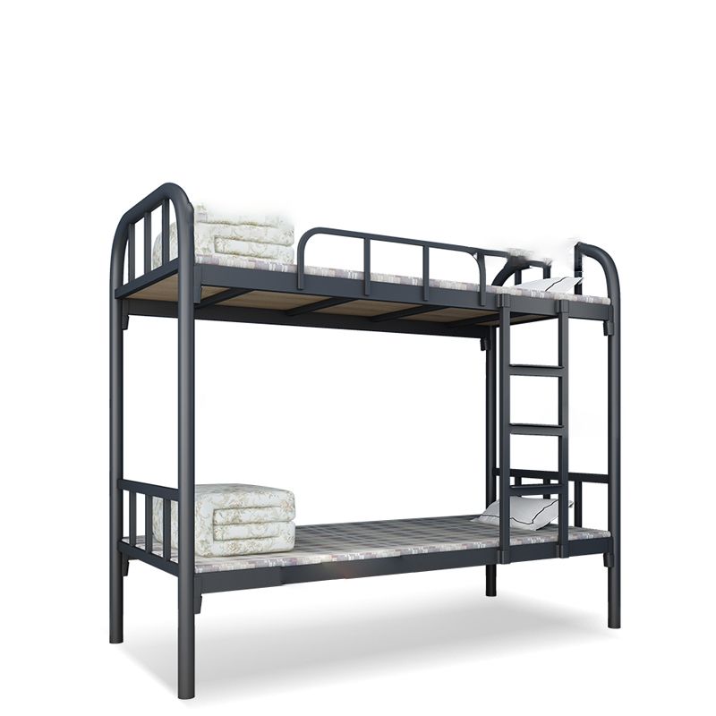 Open-Frame Bunk Bed Contemporary Iron Bed 66.93 inch High for Bedroom