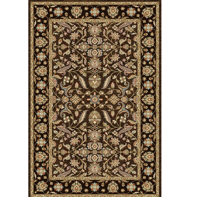 Klassischer Stammesdruckteppich Polyester Innenteppich nicht rutschfest