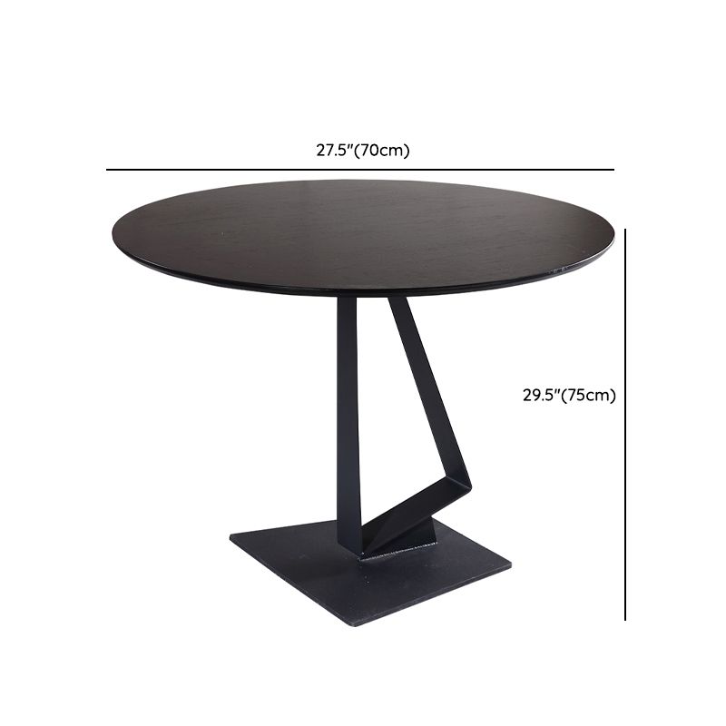 Black Wood Dining Table Set 1/2/3 Pieces Dinette Set for Home