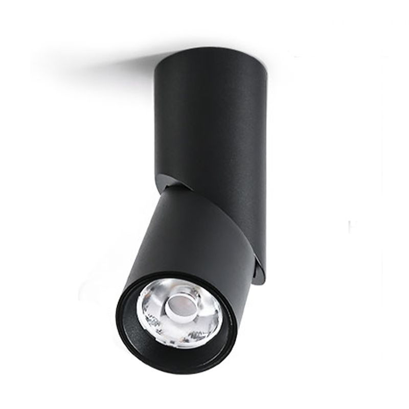 Mini LED Cylindrique Surface Ceiling Lamp Plafond Réglable Réglable