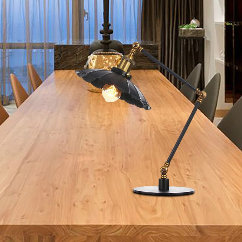 1 Lámpara de mesa de la sala de estudio de estudio de bombilla