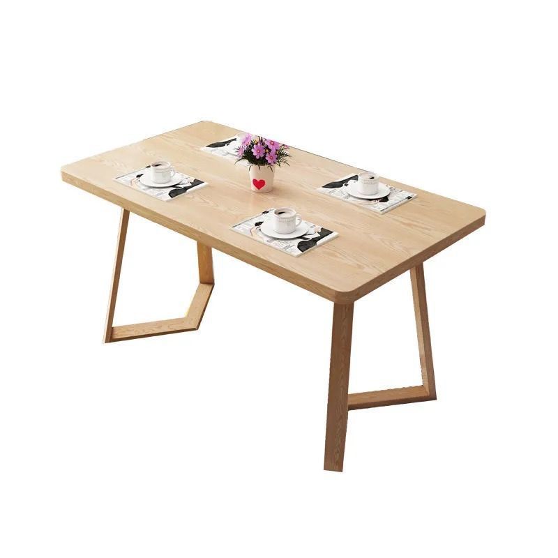 Modern 1/2/5 Pieces Dining Set Rectangle Wood Dining Table Set for Dining Room