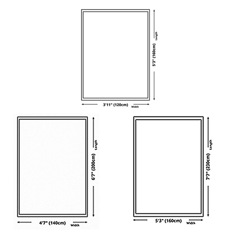 Modern Washable Carpet Novelty Deer Pattern Rug Polyester Stain Resistant Carpet for Home Decor