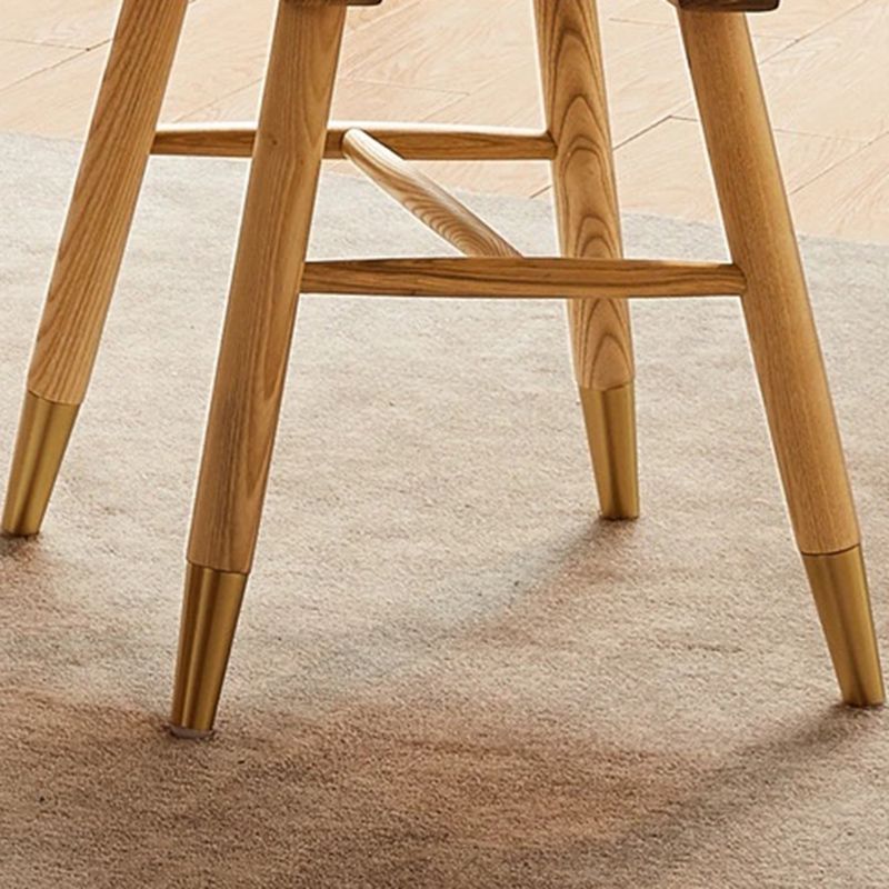 Oak Solid Wood Dining Chair Traditional Dining Room Chair for Home