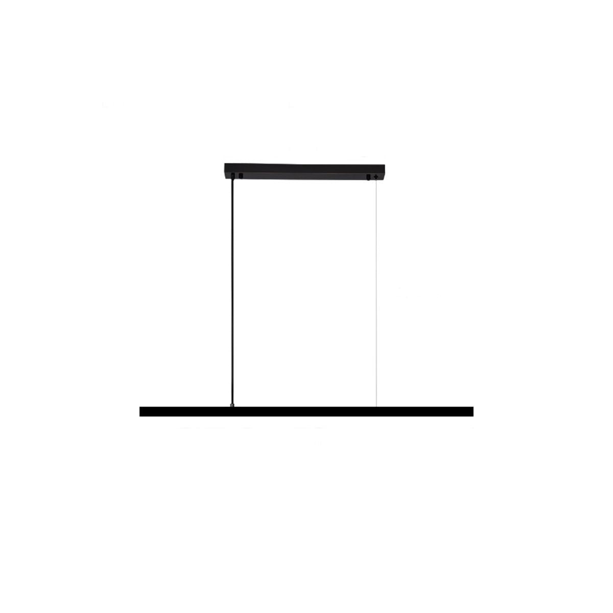 Simplicity Contemporary Island Light Metal Long Strip Hanging Light for Dining Room